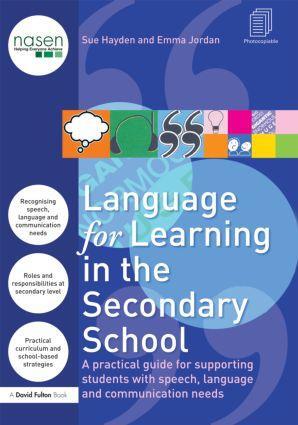 Cover: 9780415619752 | Language for Learning in the Secondary School | Emma Jordan (u. a.)