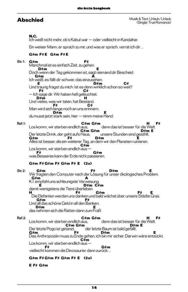 Bild: 9783954562602 | die ärzte: Songbook für Gitarre - Update-Version inkl. HELL | Edition