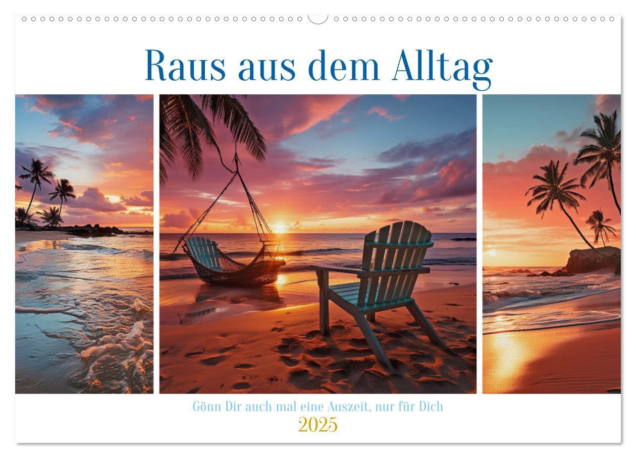 Cover: 9783383892608 | Raus aus dem Alltag (Wandkalender 2025 DIN A2 quer), CALVENDO...