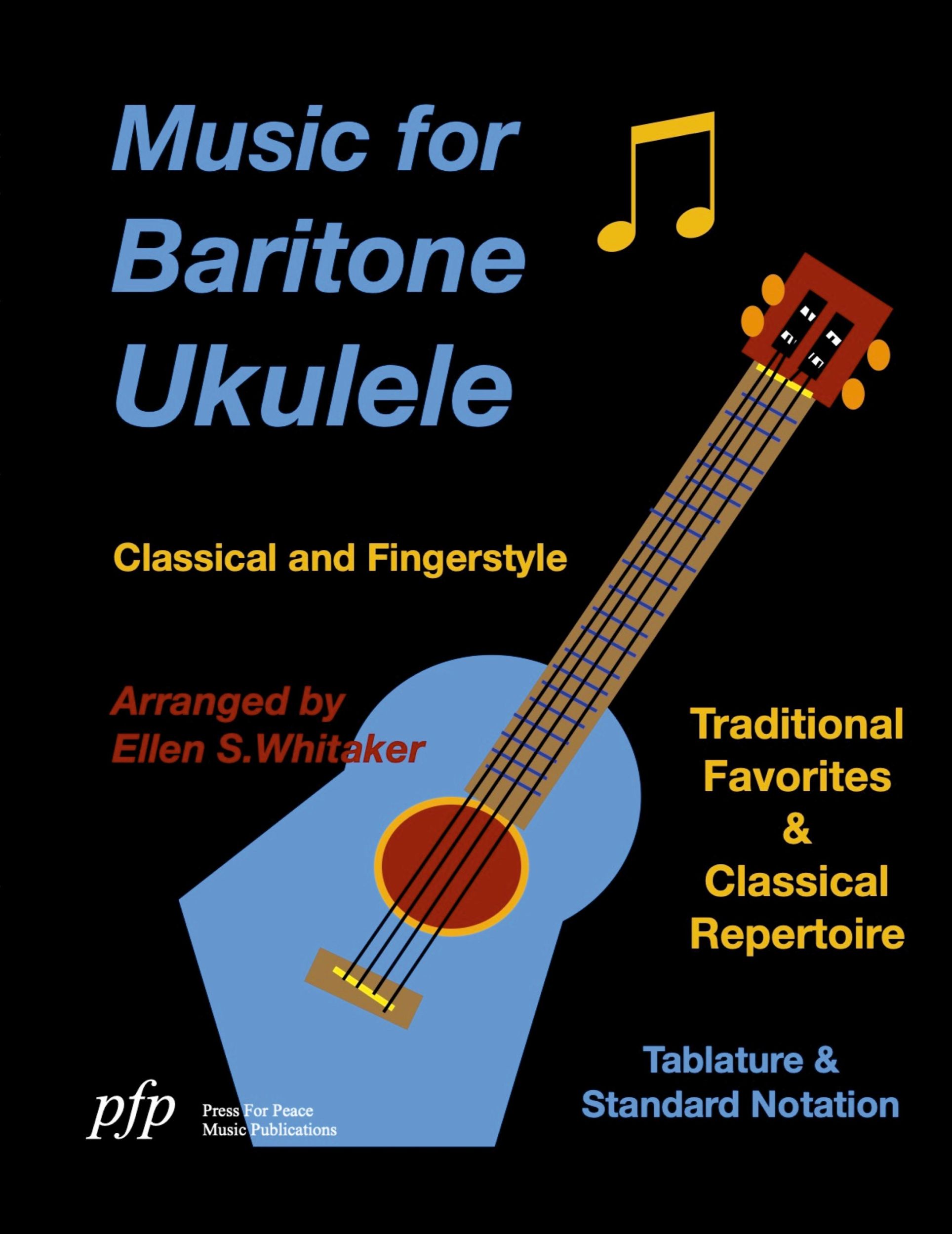 Cover: 9781365767838 | Music for Baritone Ukulele | Classical and Fingerstyle | Whitaker