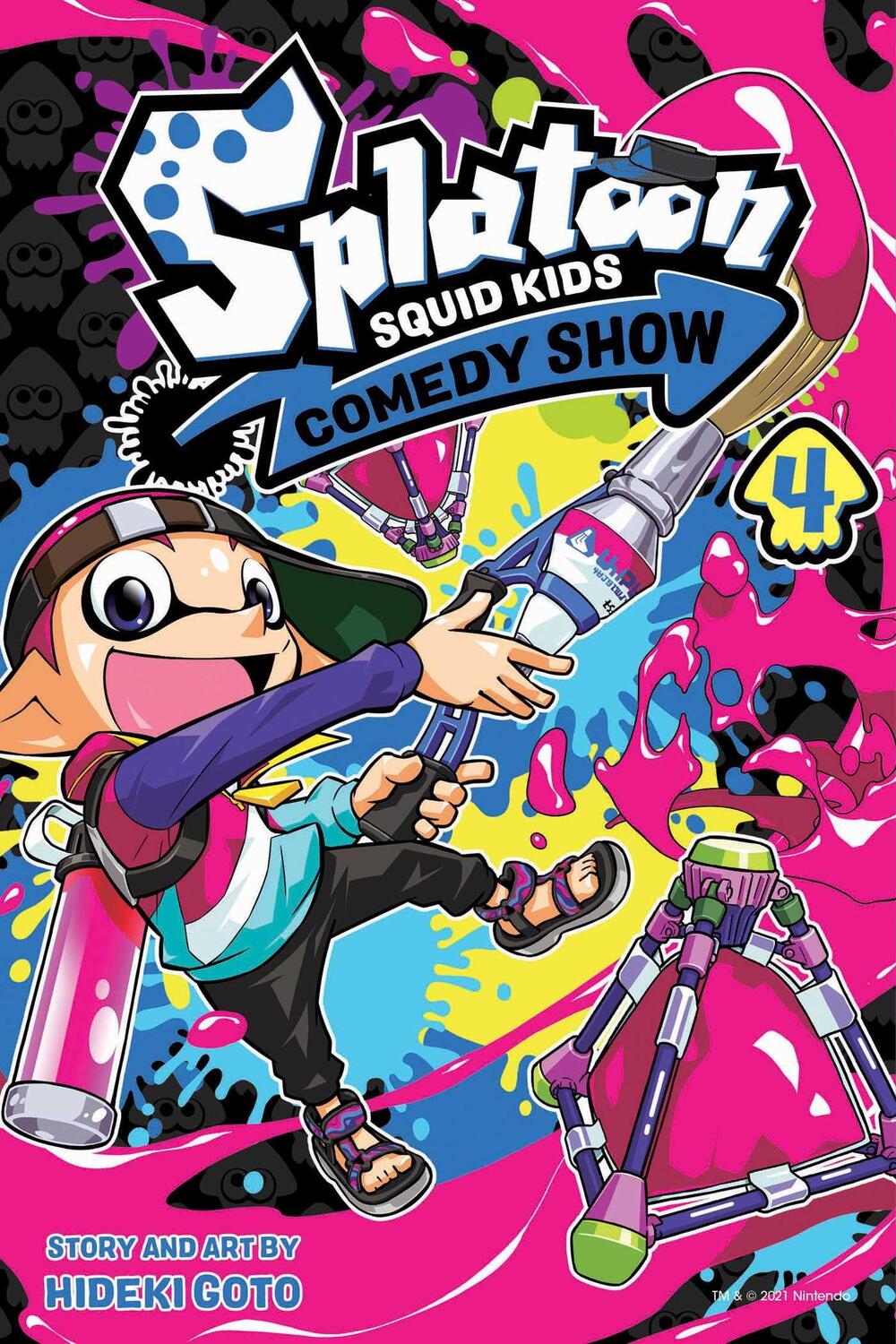 Cover: 9781974721740 | Splatoon: Squid Kids Comedy Show, Vol. 4 | Hideki Goto | Taschenbuch