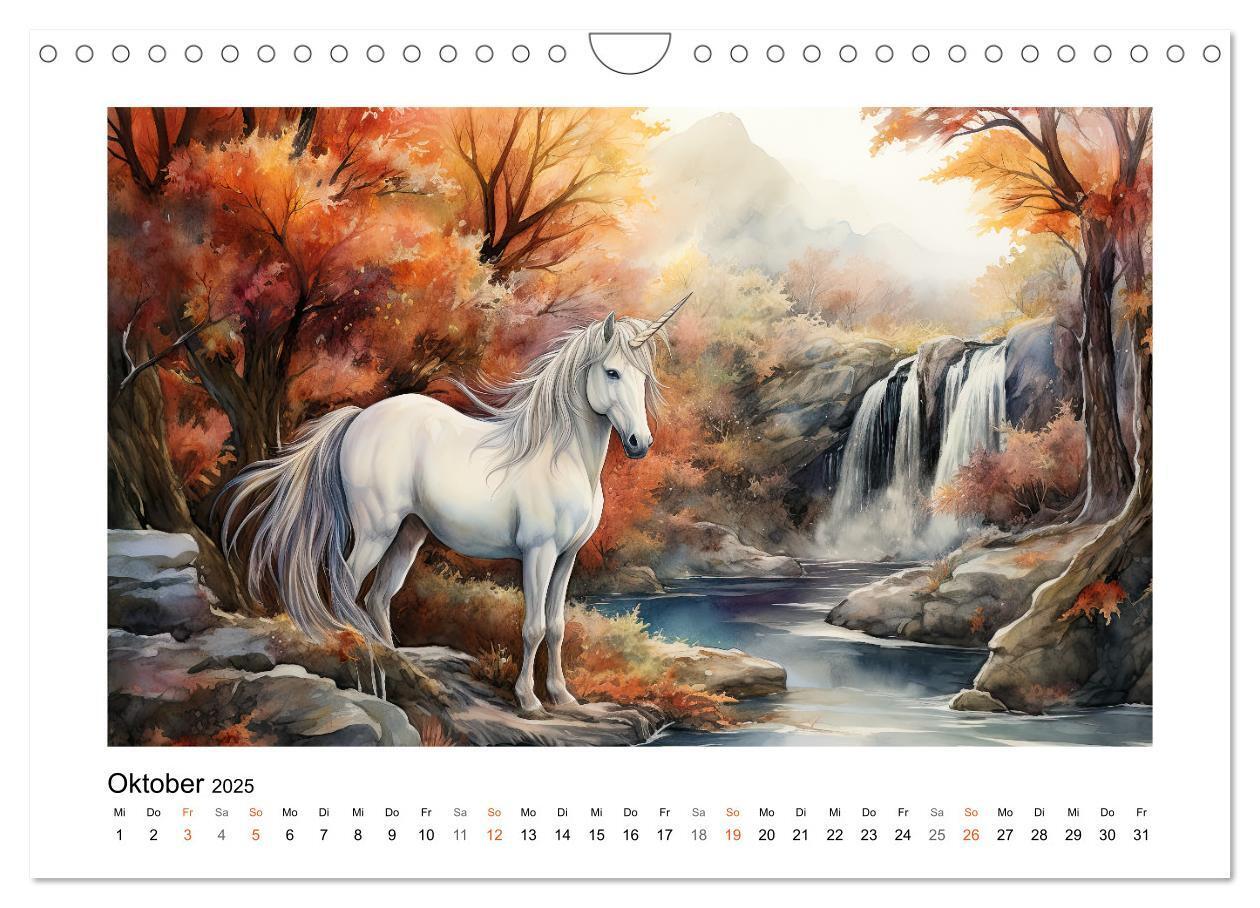 Bild: 9783383858796 | Geliebte Einhörner (Wandkalender 2025 DIN A4 quer), CALVENDO...