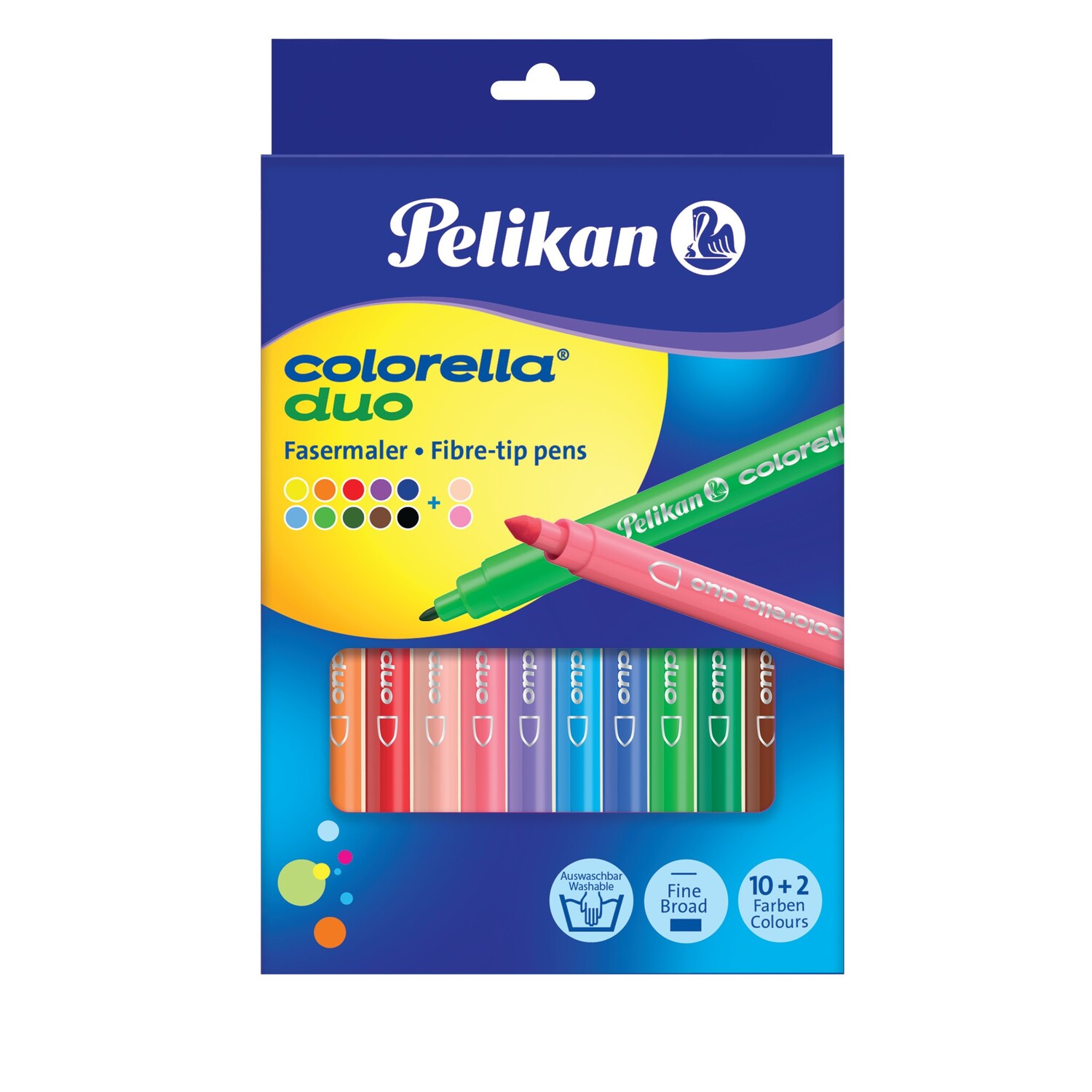 Cover: 4012700813848 | Pelikan Doppelfasermaler Colorella duo C407, 12er Set | 813846 | 2020