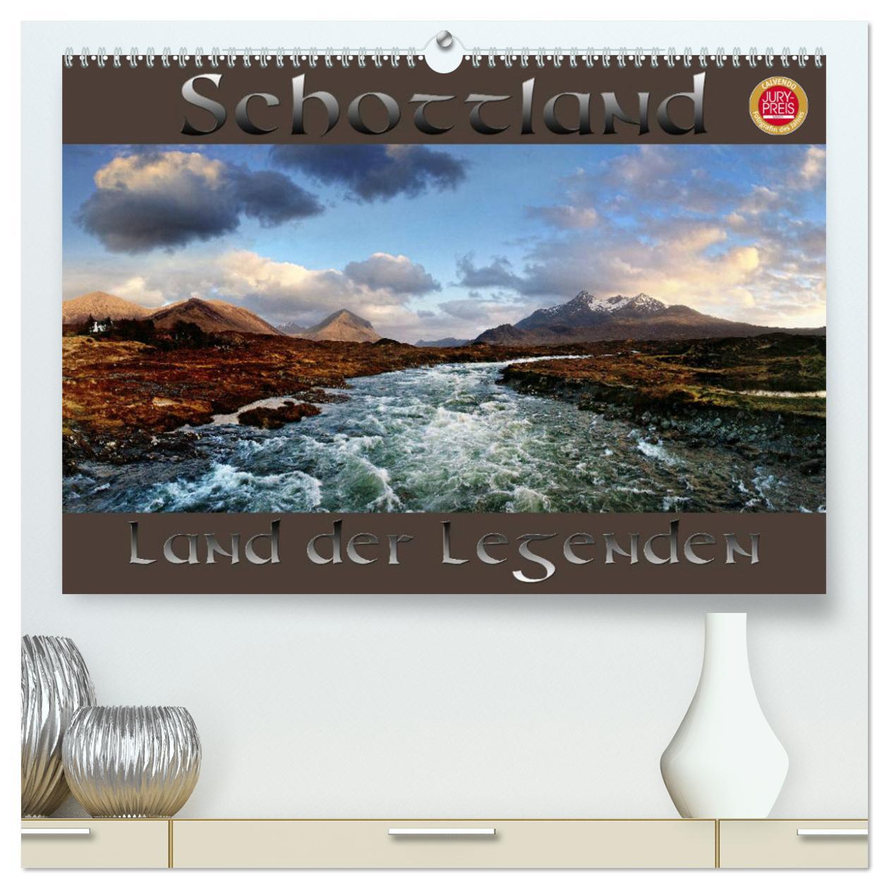 Cover: 9783435710751 | Schottland - Land der Legenden (hochwertiger Premium Wandkalender...