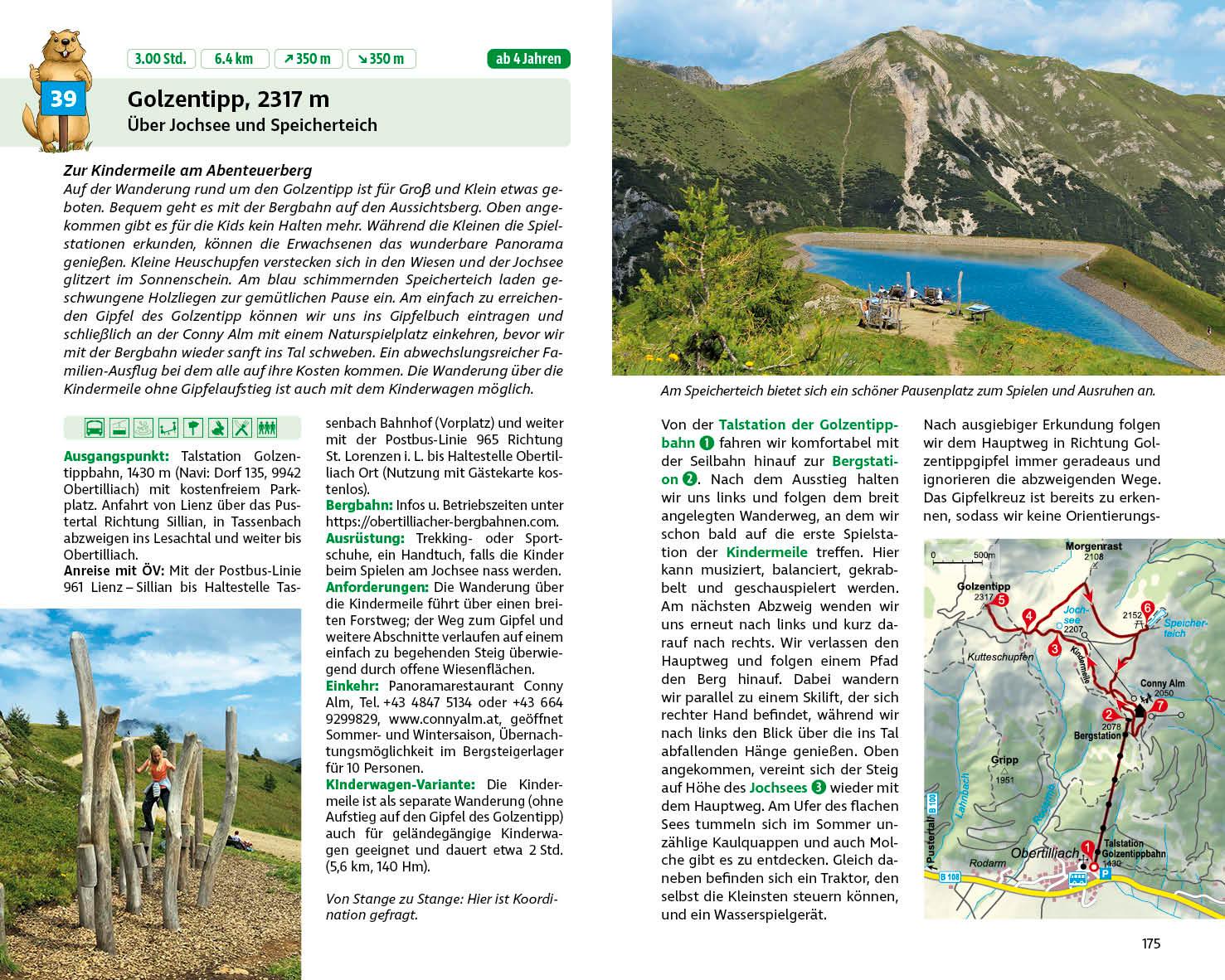 Bild: 9783763332922 | ErlebnisWandern mit Kindern Osttirol | Dina Knorr | Taschenbuch | 2022