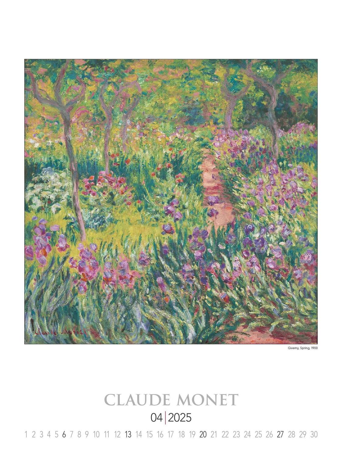 Bild: 4251732344016 | Claude Monet 2025 - Bild-Kalender 42x56 cm - Kunst-Kalender -...