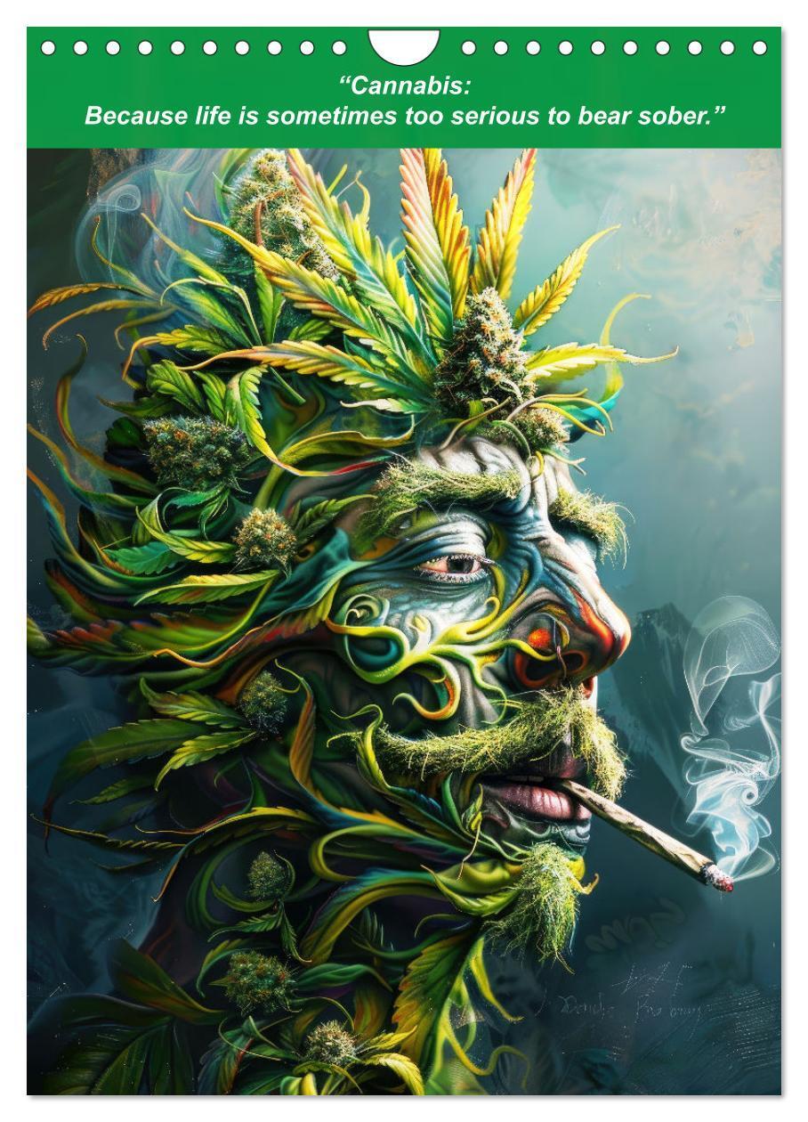 Bild: 9781325980925 | The funniest cannabis pictures and slogans (Wall Calendar 2025 DIN...