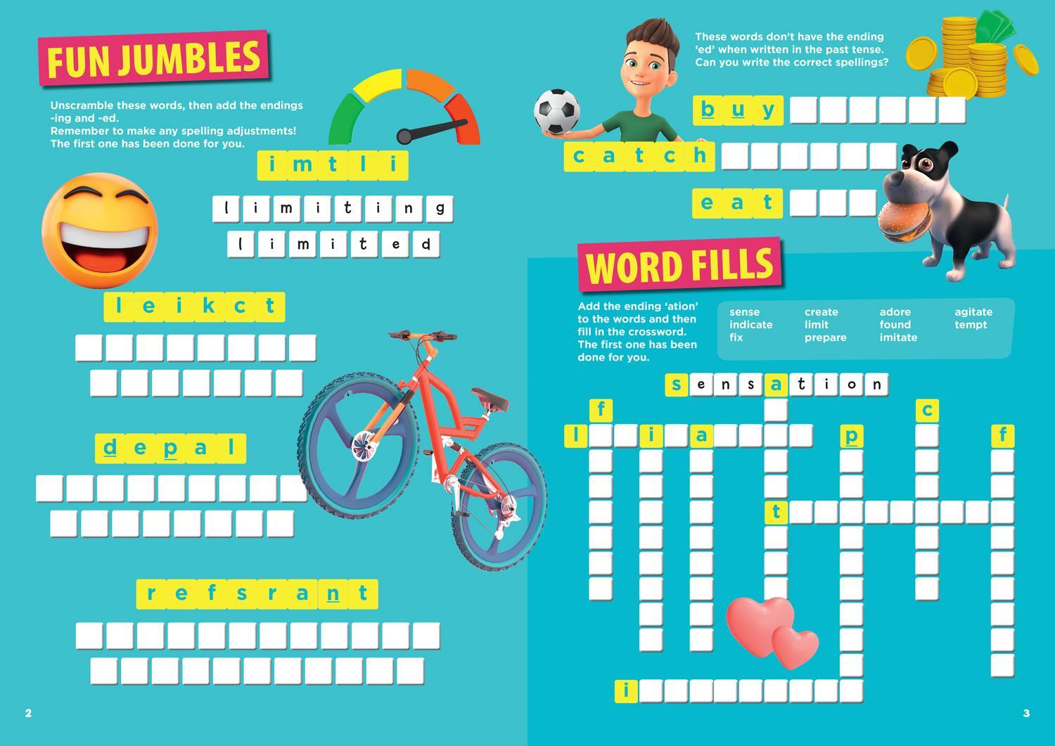 Bild: 9780008526214 | SCRABBLE (TM) Junior Spelling Activity Book Age 8-9 | Collins Scrabble