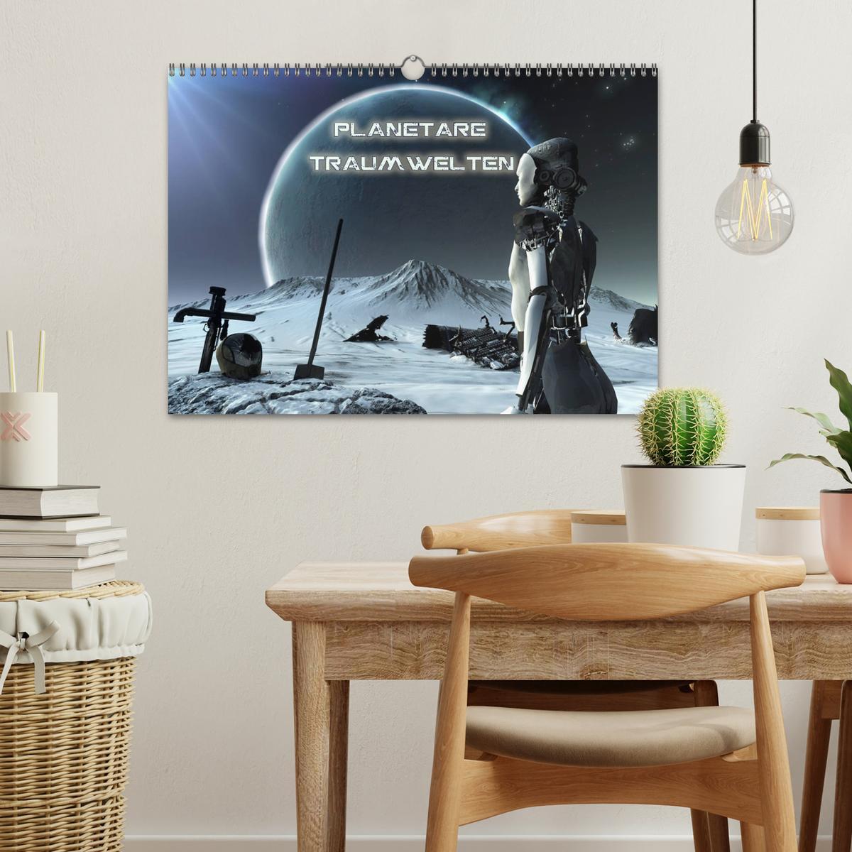 Bild: 9783435621286 | Planetare Traumwelten (Wandkalender 2025 DIN A3 quer), CALVENDO...