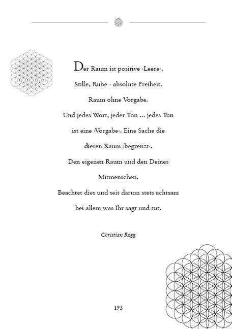 Bild: 9783000553271 | Die Stimme und die Blume des Lebens | Christian Rogg | Taschenbuch