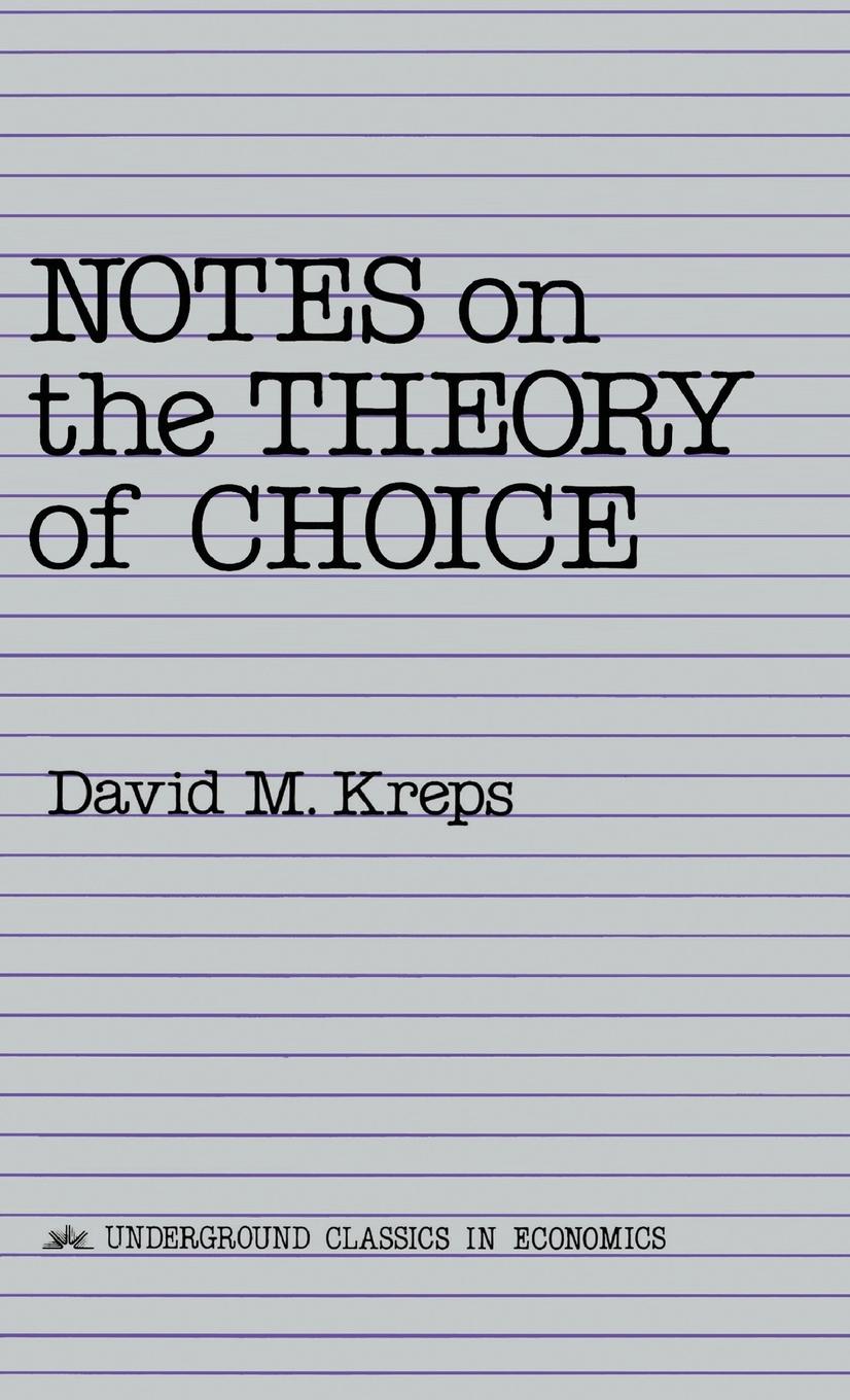 Cover: 9780367098612 | Notes On The Theory Of Choice | David Kreps | Buch | Englisch | 2019