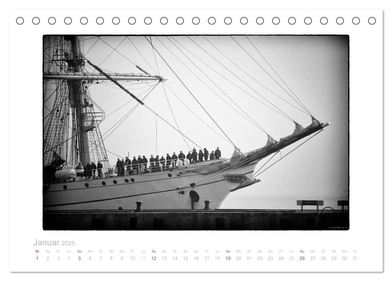 Bild: 9783435653416 | Gorch Fock - zeitlose Eindrücke (Tischkalender 2025 DIN A5 quer),...