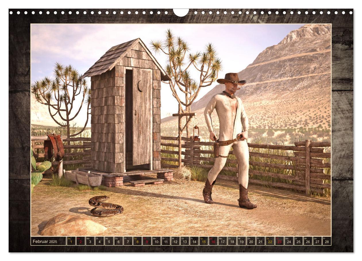 Bild: 9783383875823 | Wild West Outlaws (Wandkalender 2025 DIN A3 quer), CALVENDO...