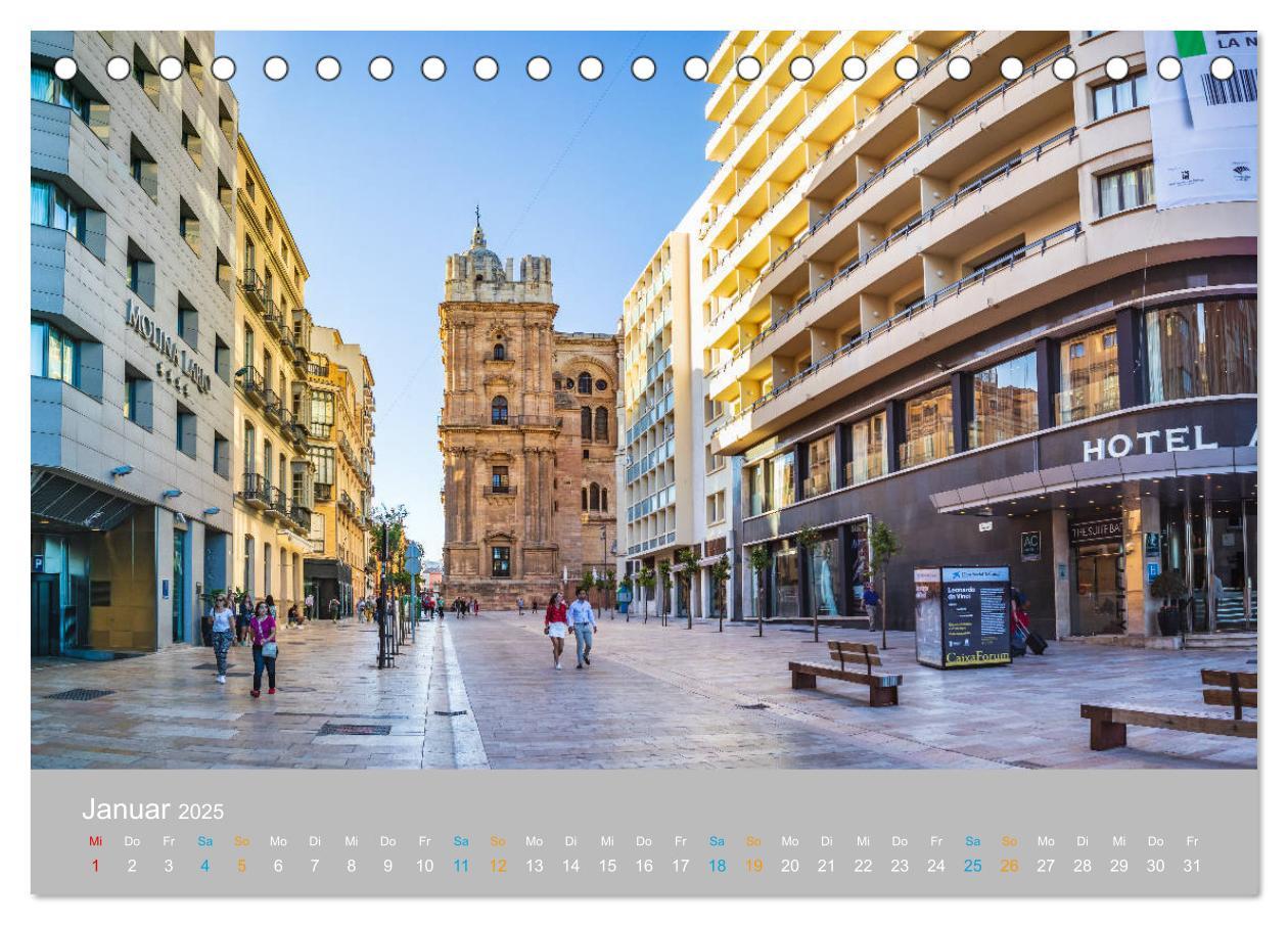 Bild: 9783435230334 | Malaga - andalusische Mittelmeerküste (Tischkalender 2025 DIN A5...