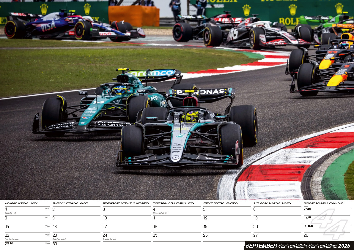 Bild: 9798893610475 | Lewis Hamilton Kalender 2025 | Kalender | 14 S. | Deutsch | 2025