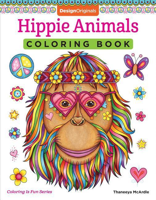 Cover: 9781497202085 | Hippie Animals Coloring Book | Thaneeya Mcardle | Taschenbuch | 2017