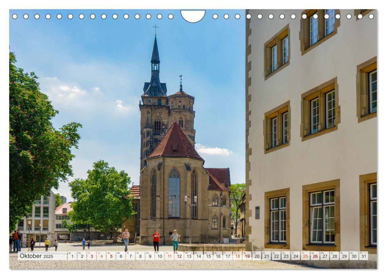 Bild: 9783435065967 | Stuttgart Stadtrundgang (Wandkalender 2025 DIN A4 quer), CALVENDO...