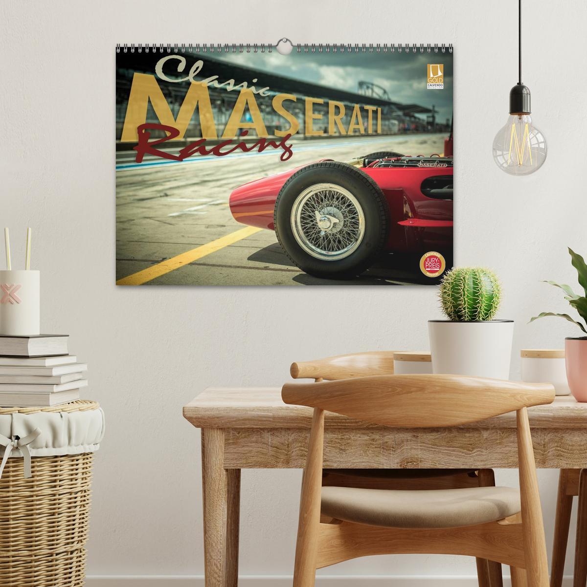 Bild: 9783435476176 | Classic Maserati Racing (Wandkalender 2025 DIN A3 quer), CALVENDO...