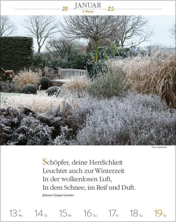 Bild: 9783731879497 | Literaturkalender Gartenlust 2025 | Verlag Korsch | Kalender | 54 S.