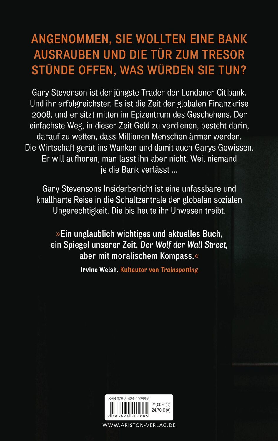 Bild: 9783424202885 | Das Milliardenspiel | Gary Stevenson | Buch | 400 S. | Deutsch | 2024