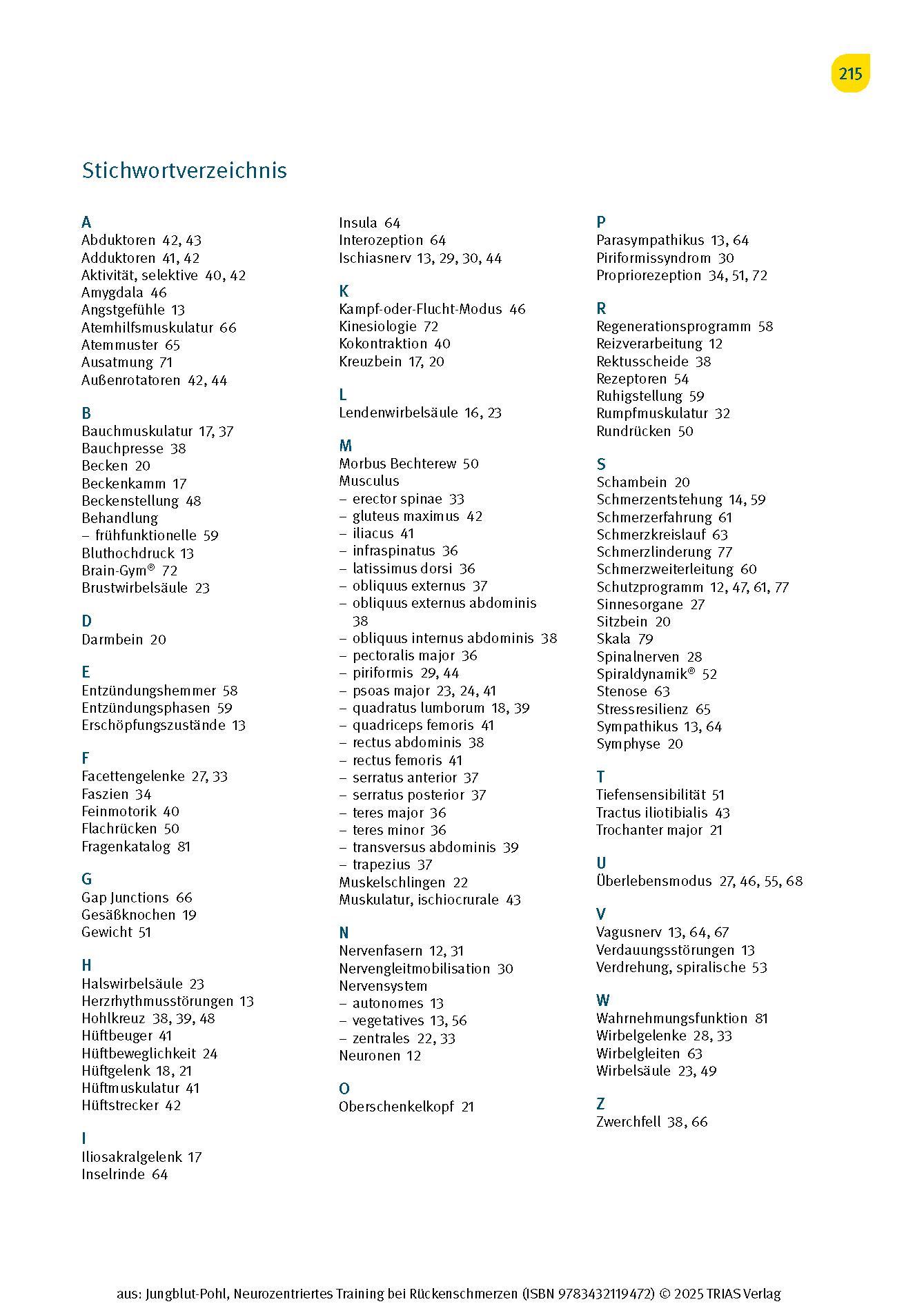 Bild: 9783432119472 | Neurozentriertes Training bei Rückenschmerzen | Corinna Jungblut-Pohl