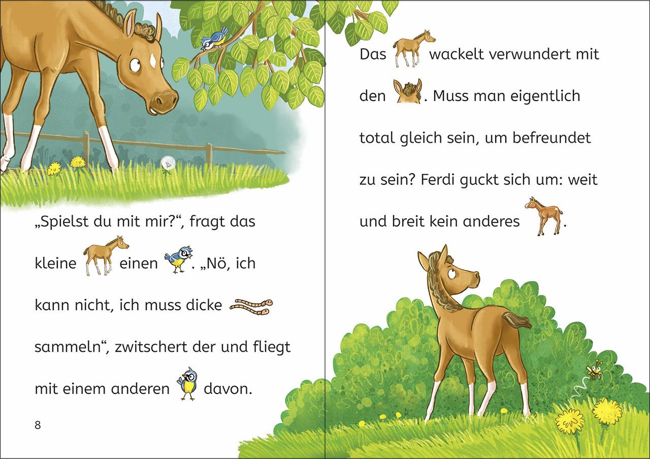 Bild: 9783743217881 | Bildermaus - Ein Freund für das kleine Fohlen | Eva Hierteis | Buch