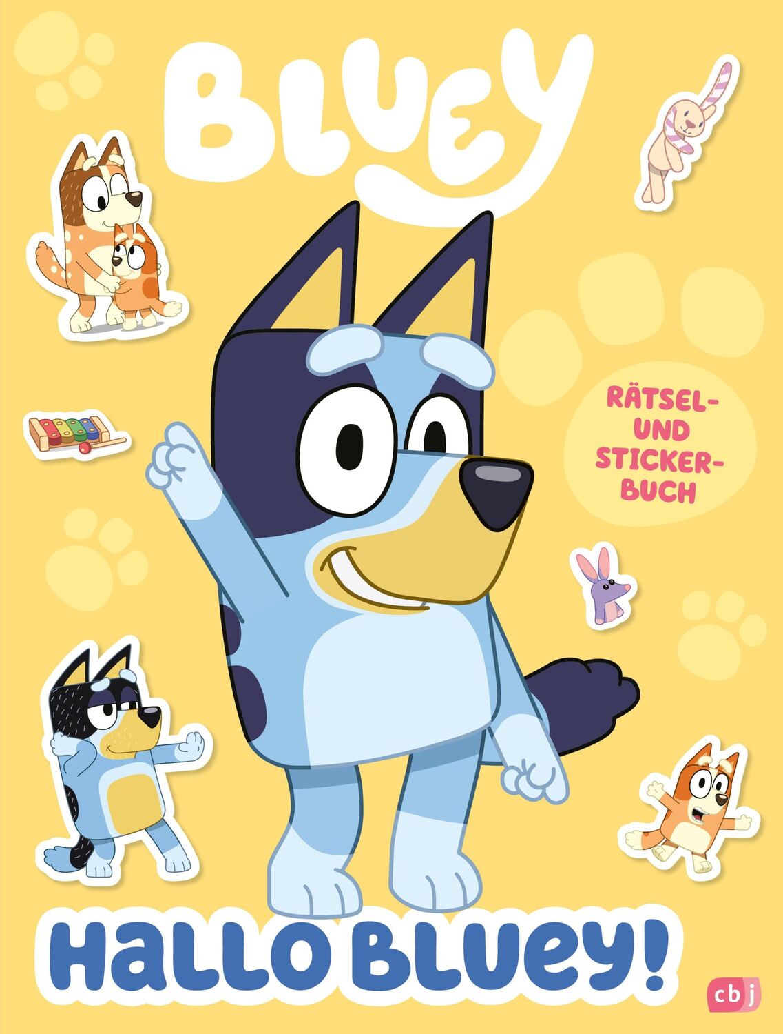 Cover: 9783570181928 | Hallo BLUEY! - Ein lustiges Rätsel- und Stickerbuch | Buch | 32 S.