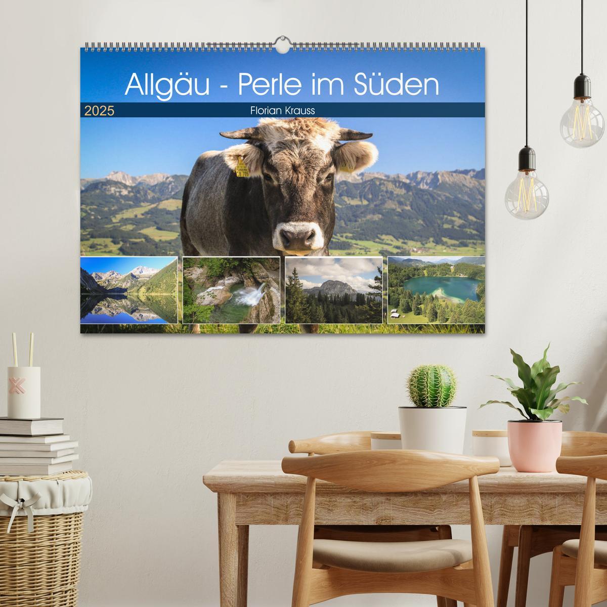 Bild: 9783435191963 | Allgäu - Perle im Süden (Wandkalender 2025 DIN A2 quer), CALVENDO...