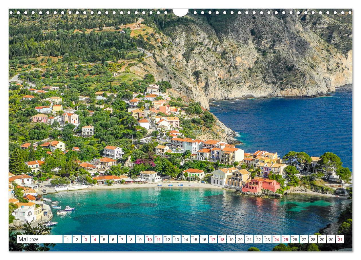 Bild: 9783383979408 | Kefalonia, Inseltraum in Blau (Wandkalender 2025 DIN A3 quer),...