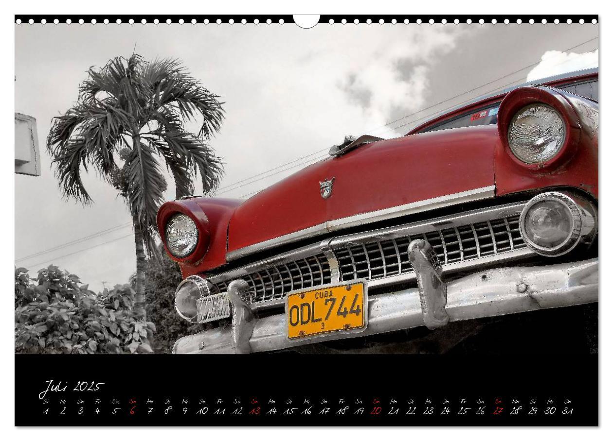 Bild: 9783435828630 | Kuba und die Oldtimer (Wandkalender 2025 DIN A3 quer), CALVENDO...