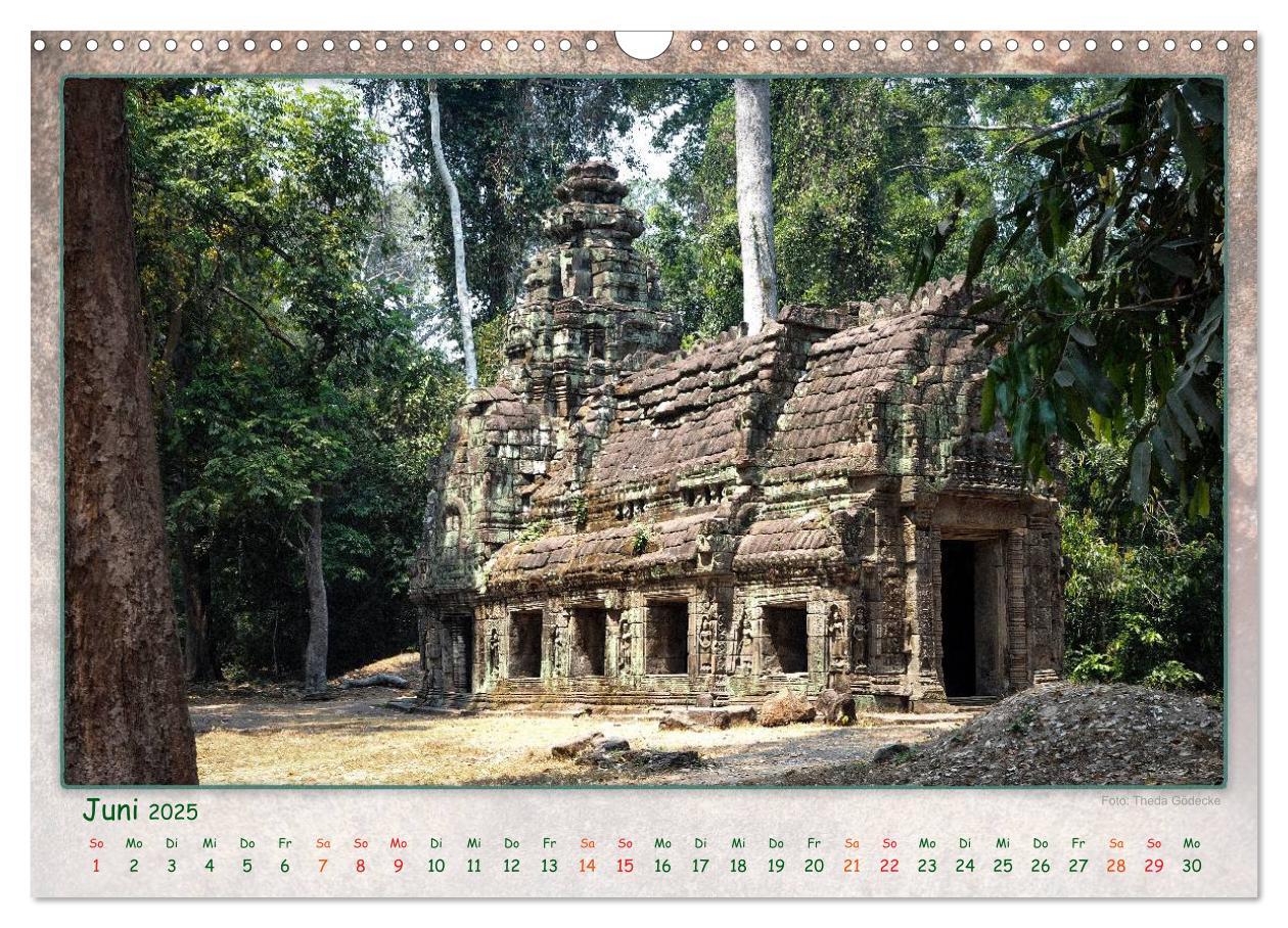 Bild: 9783435471485 | Kambodscha, Angkor Thom, Angkor Wat und Bayon (Wandkalender 2025...