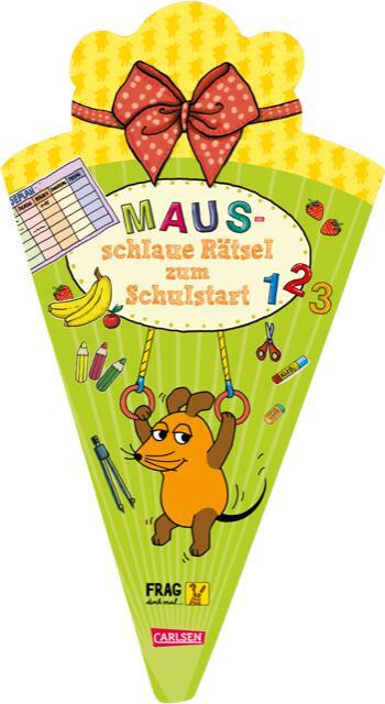 Cover: 9783551253774 | Frag doch mal ... die Maus: Maus-schlaue Rätsel zum Schulstart | Buch