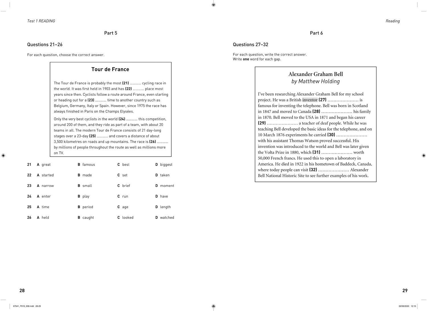 Bild: 9780008367541 | Practice Tests for B1 Preliminary for Schools (PET) (Volume 1) | Buch