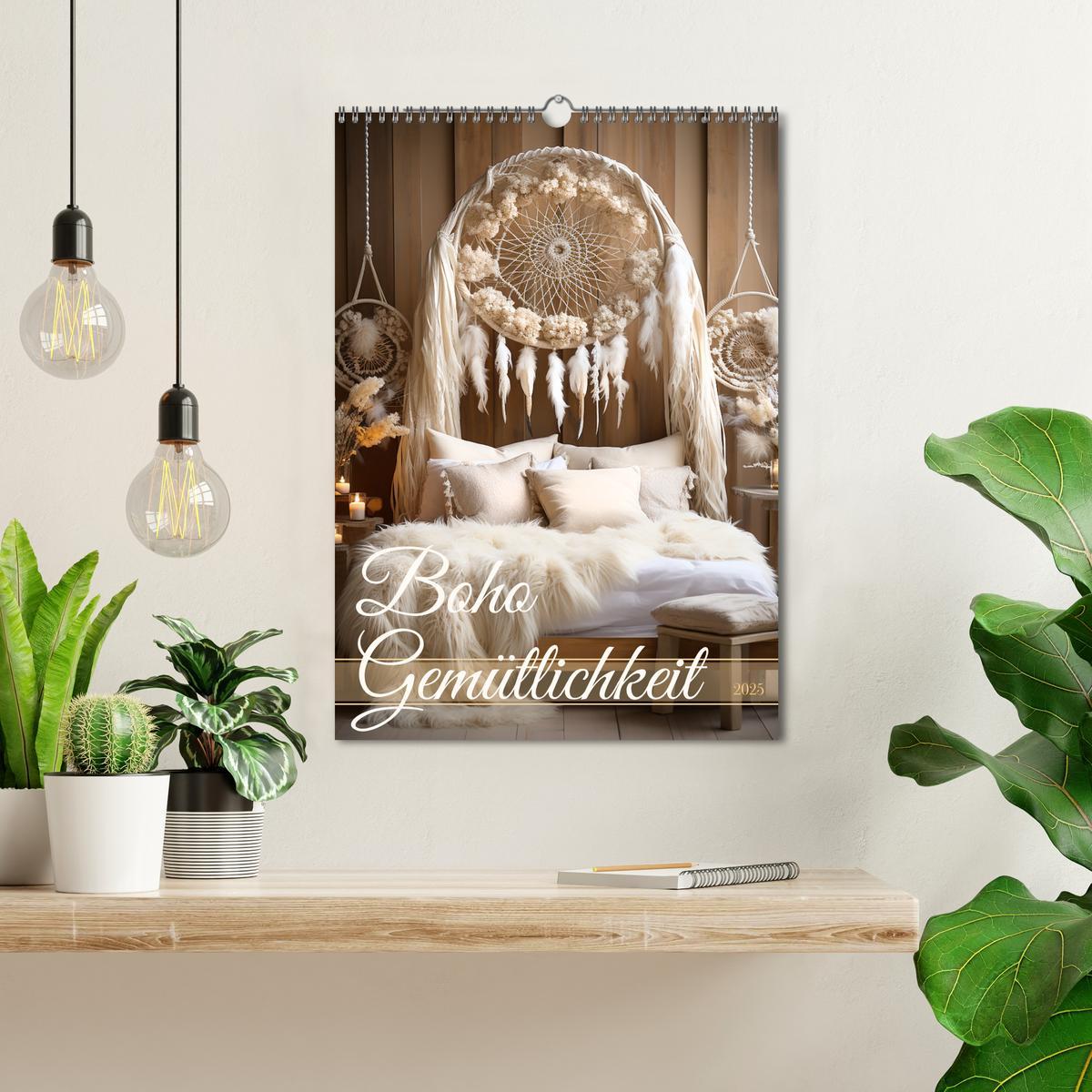 Bild: 9783435854288 | Boho Gemütlichkeit (Wandkalender 2025 DIN A3 hoch), CALVENDO...