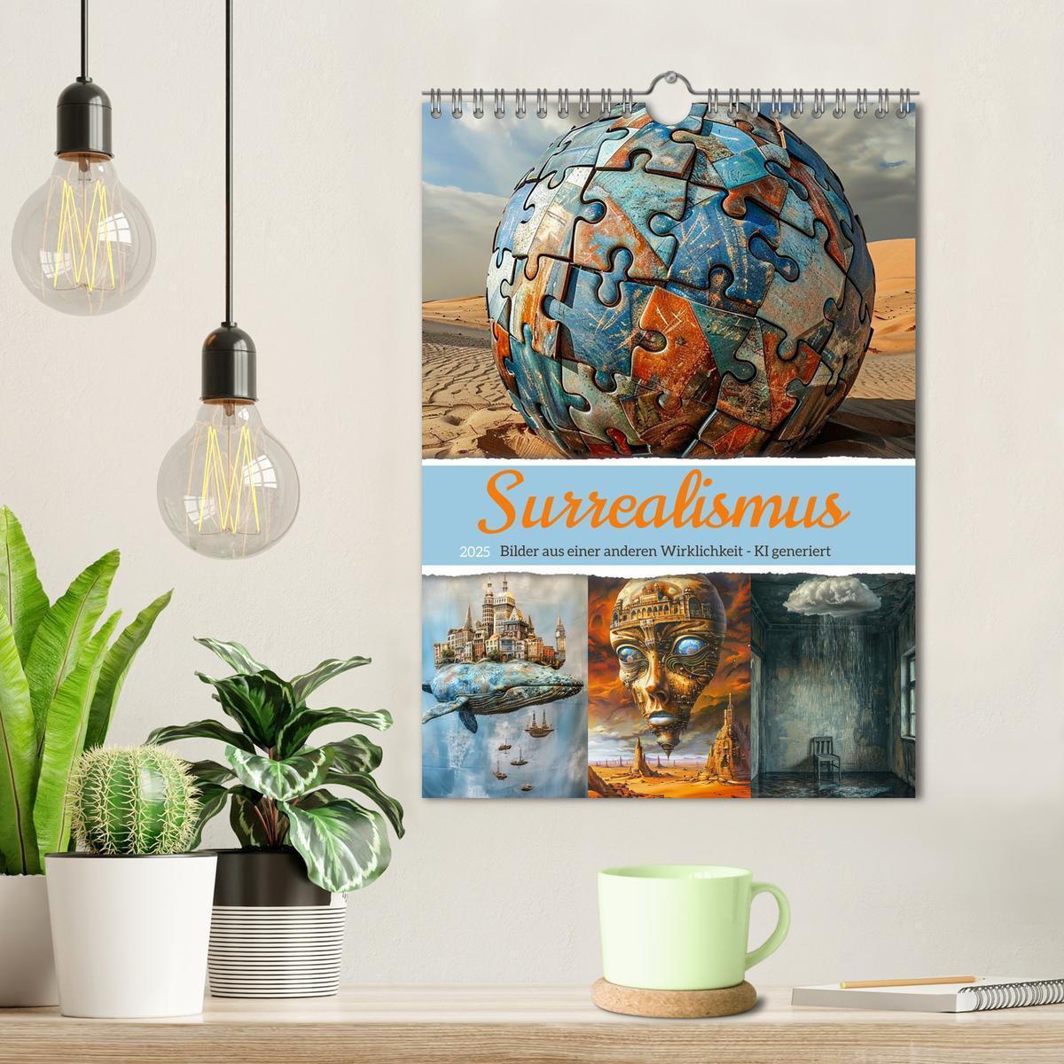 Bild: 9783457129692 | Surrealismus (Wandkalender 2025 DIN A4 hoch), CALVENDO Monatskalender