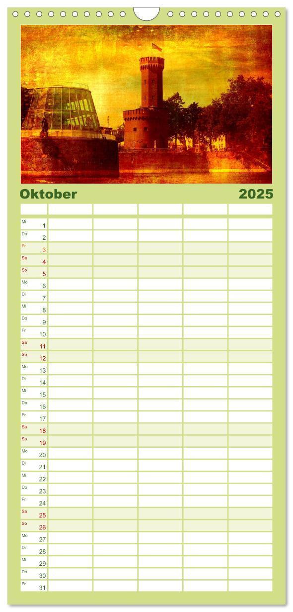 Bild: 9783457122259 | Familienplaner 2025 - Köln mit 5 Spalten (Wandkalender, 21 x 45 cm)...