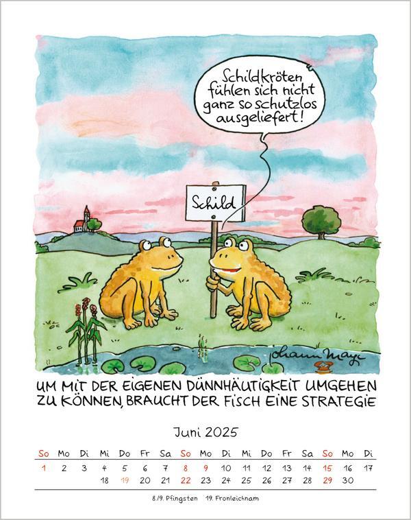 Bild: 9783731876618 | Fische 2025 | Verlag Korsch | Kalender | Spiralbindung | 13 S. | 2025