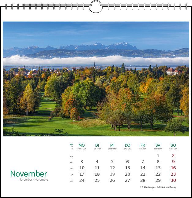 Bild: 9783861924111 | Östlicher Bodensee 2025 | Postkarten-Tischkalender | Fotografen | 2025