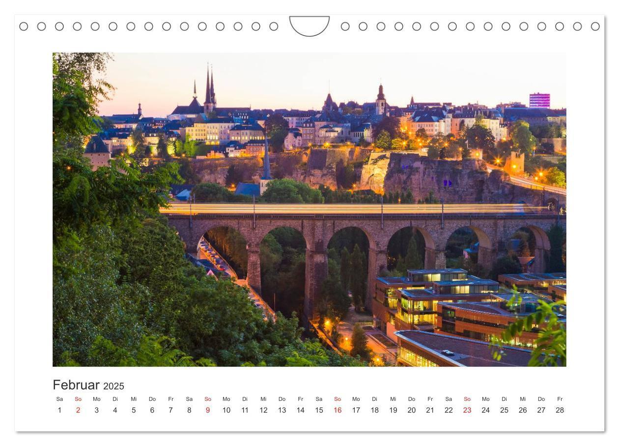 Bild: 9783435592586 | LUXEMBURG Stadt der Kontraste (Wandkalender 2025 DIN A4 quer),...