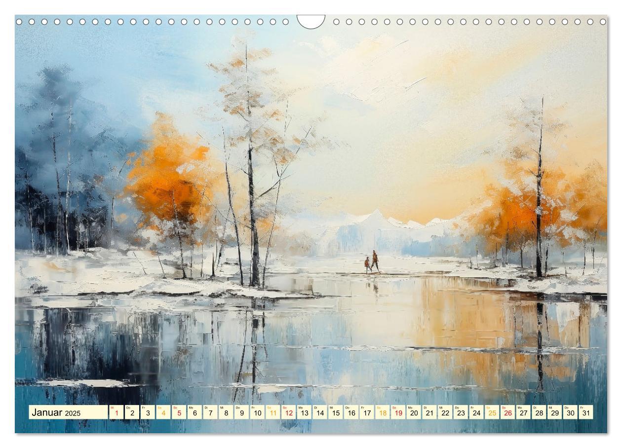 Bild: 9783383839085 | Eine Landschaft im Jahr (Wandkalender 2025 DIN A3 quer), CALVENDO...