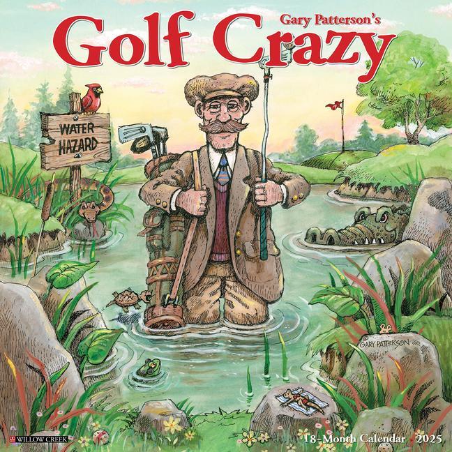 Cover: 9781549243141 | Golf Crazy by Gary Patterson 2025 12 X 12 Wall Calendar | Kalender