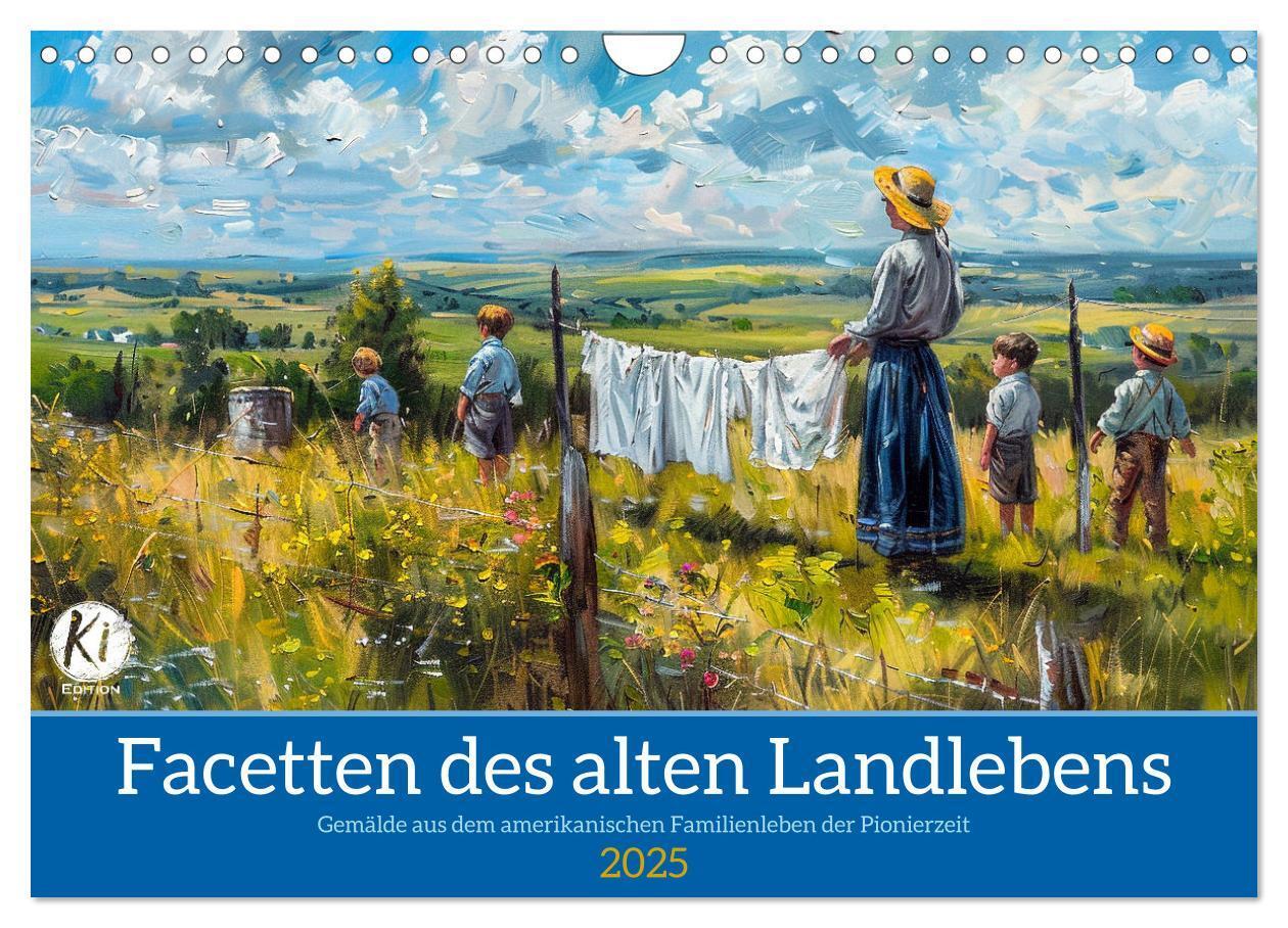 Cover: 9783435428083 | Facetten des alten Landlebens (Wandkalender 2025 DIN A4 quer),...