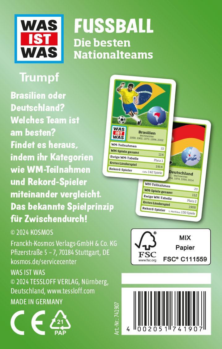 Rückseite: 4002051741907 | WAS IST WAS Trumpf: Fussball | Spiel | Spiel | 741907 | Deutsch | 2024