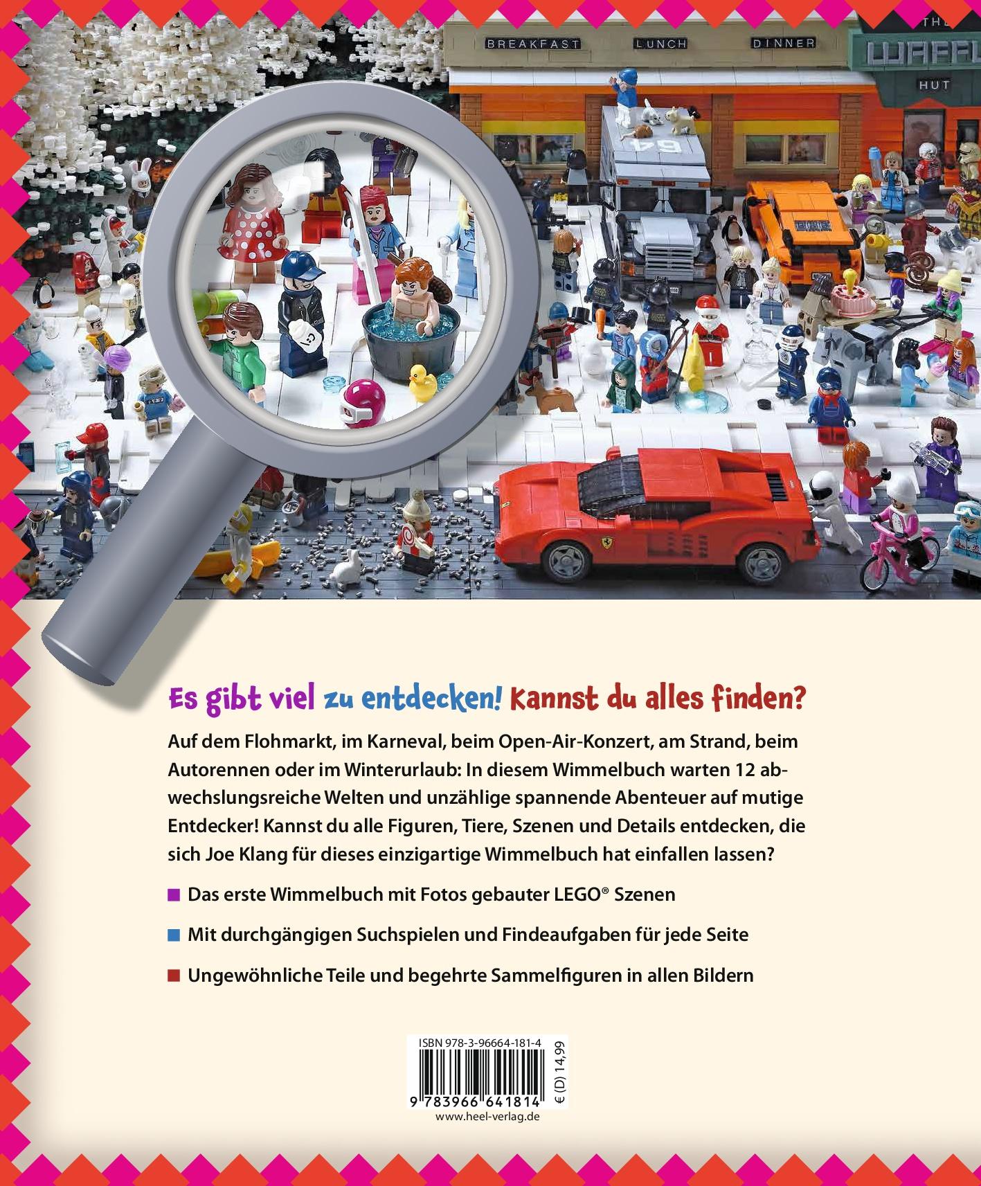 Rückseite: 9783966641814 | Das bunte Wimmelbuch der LEGO®Steine | Joachim Klang | Buch | 32 S.