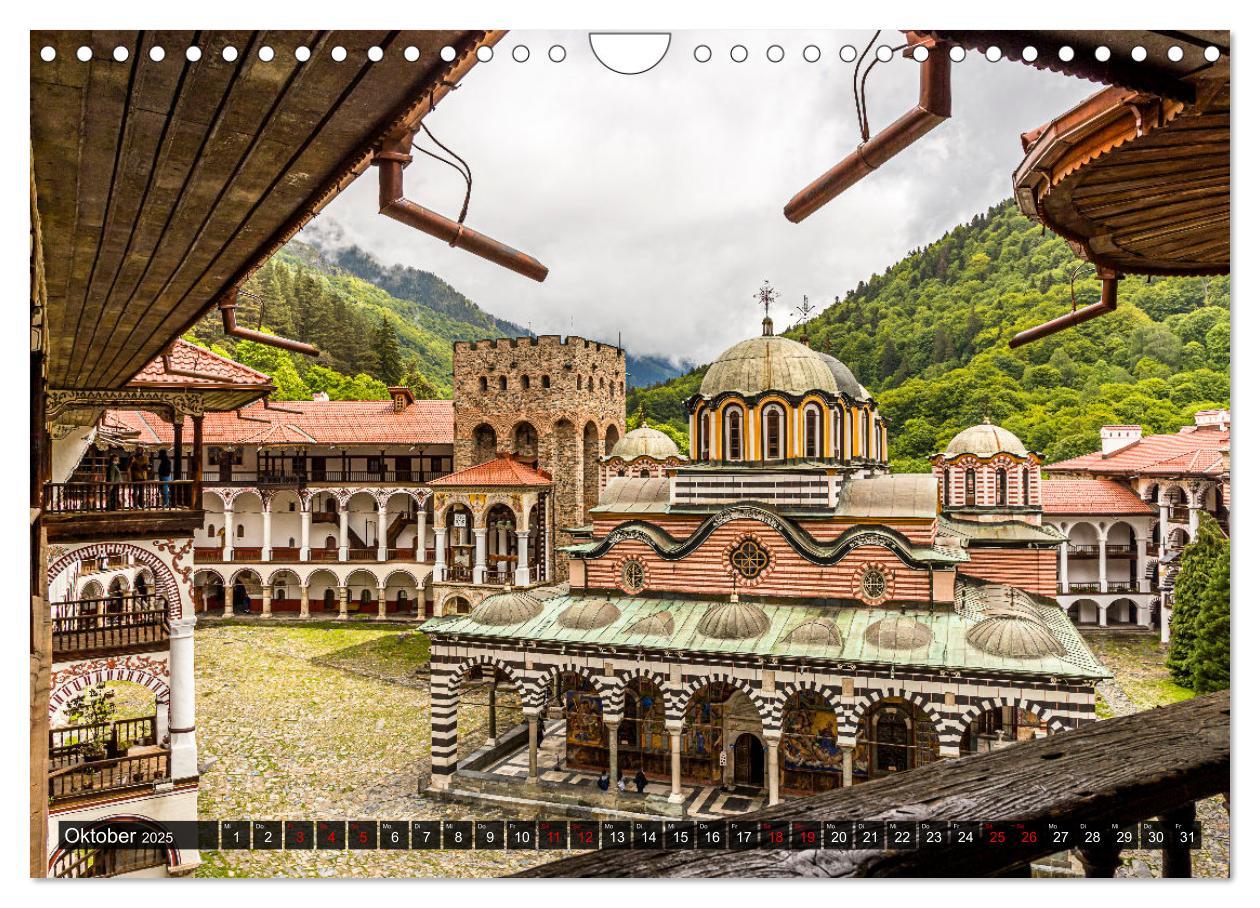 Bild: 9783435040025 | Rila Kloster ¿ Weltkulturerbe in Bulgarien (Wandkalender 2025 DIN...