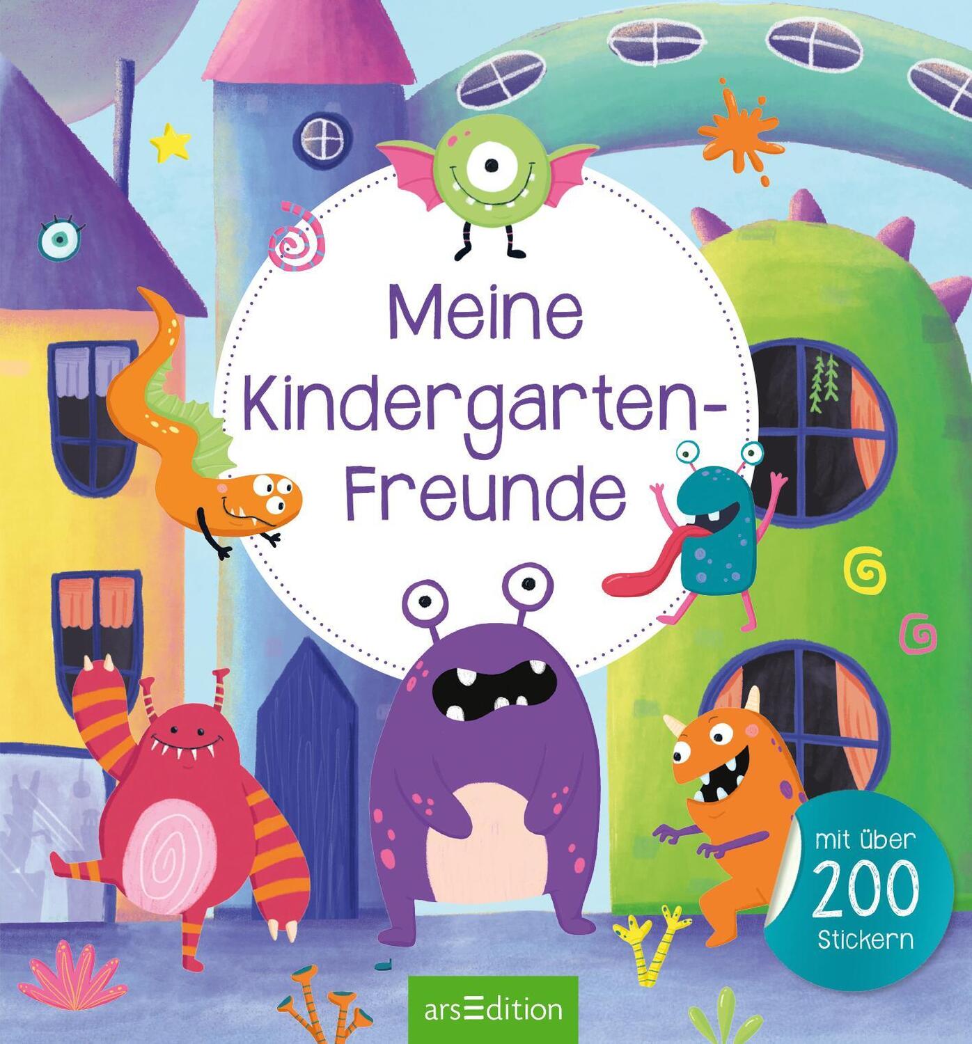 Bild: 4014489134022 | Meine Kindergarten-Freunde - Monster | Mit über 200 Stickern | Dietz