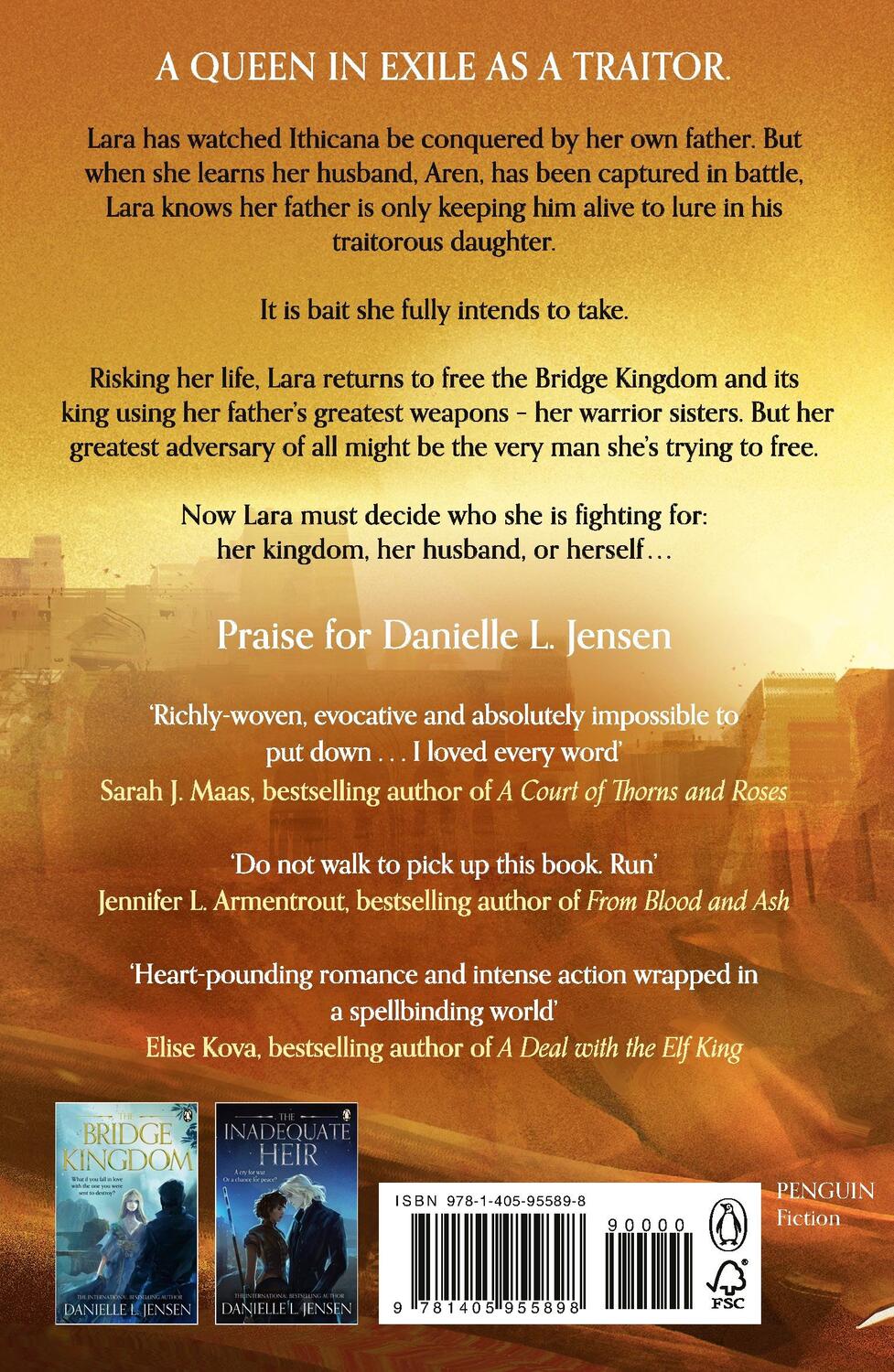 Rückseite: 9781405955898 | The Traitor Queen | Danielle L. Jensen | Taschenbuch | Englisch | 2022