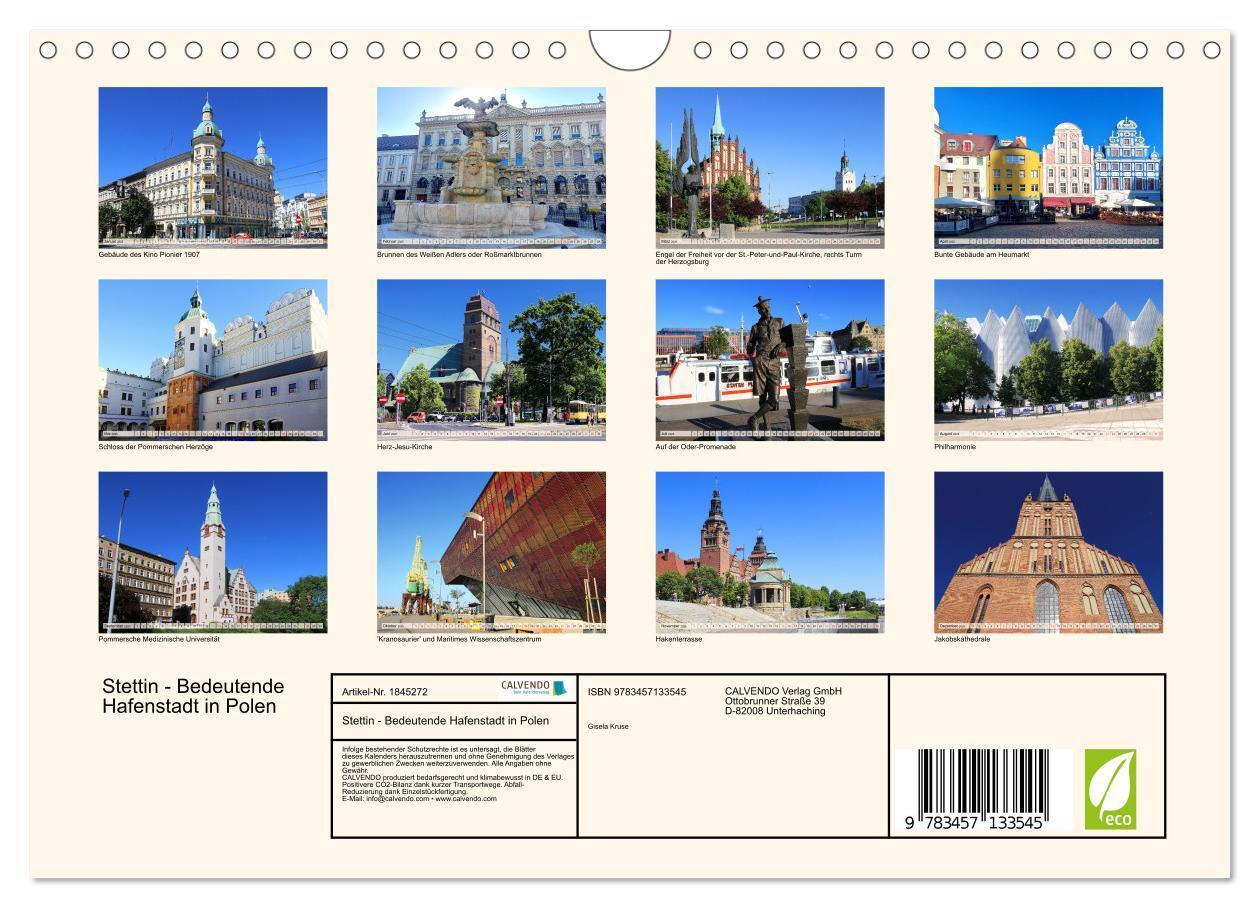 Bild: 9783457133545 | Stettin - Bedeutende Hafenstadt in Polen (Wandkalender 2025 DIN A4...