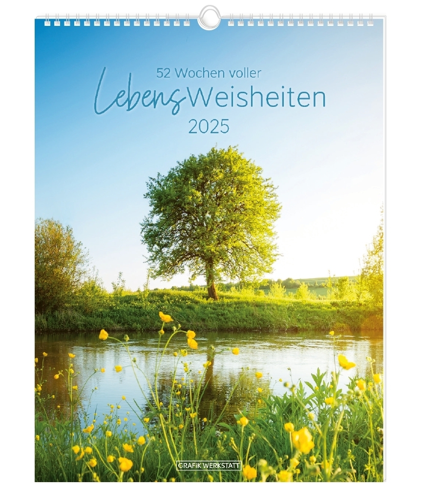 Cover: 9783986361129 | Wochenkalender 2025 LebensWeisheiten | Wochenkalender groß | Original