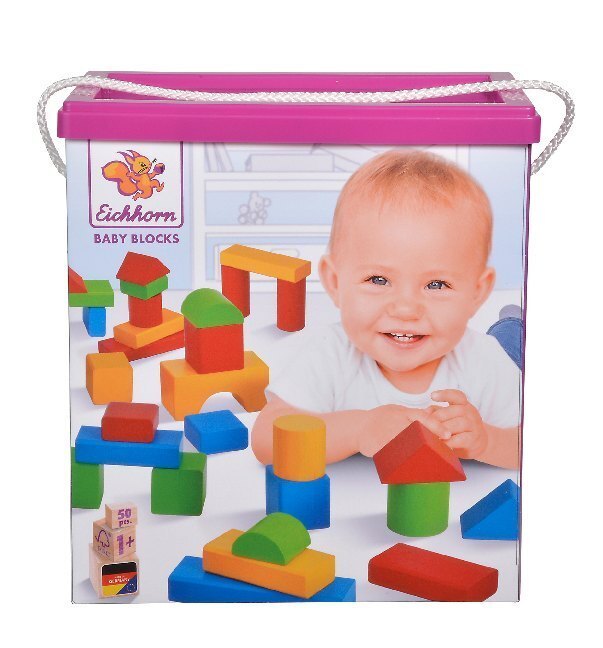 Cover: 4051902001066 | Eichhorn Bunte Holzbausteine Baby | Stück | 2020 | Eichhorn